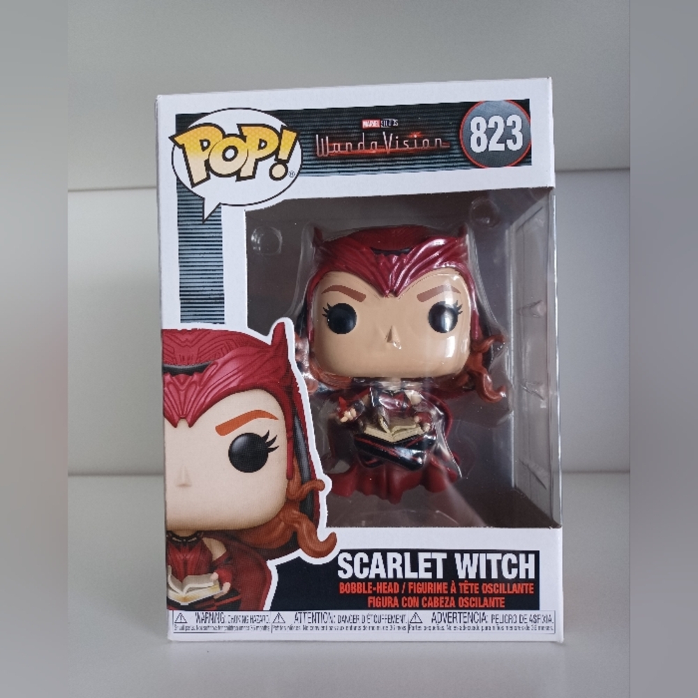 Marvel Disney Scarlet Witch From WandaVision 823 Vinyl Figure Funko Pop Toy